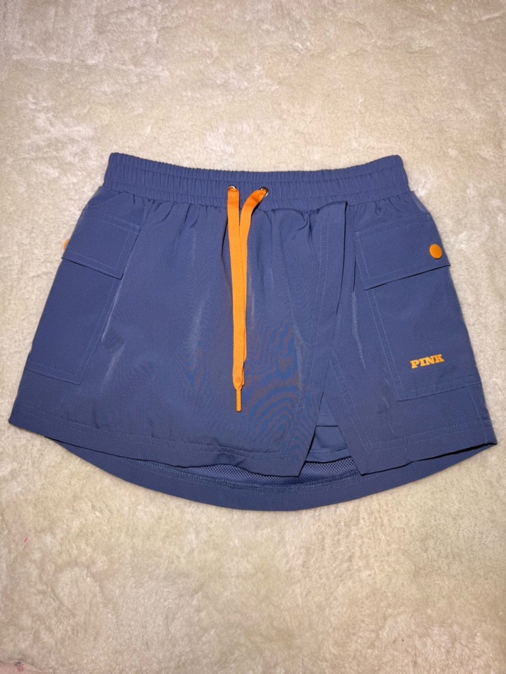 PINK by Victoria's Secret blue athletic skort cargo pocket size XS